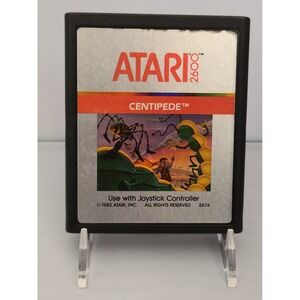 Centipede - Atari 2600 - OEM Original Game Cartridge - Silver Label - Tested